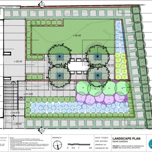 Council DA landscape plans